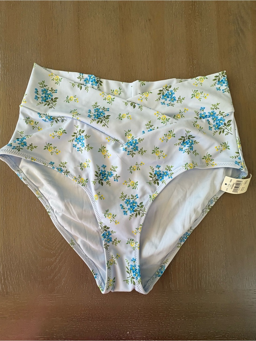 Aerie Floral High-Waist Bikini Bottoms